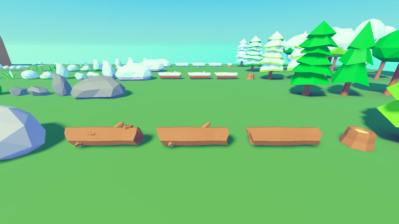 Low poly nature asset pack